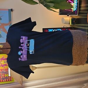 Vintage Y2K SHAG Josh Agle Las Vegas Strip T-Shirt Tee Comic Con Size M USA Made